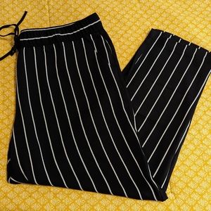 ⭐ BOGO SALE ⭐ LOFT black and white striped dress pants